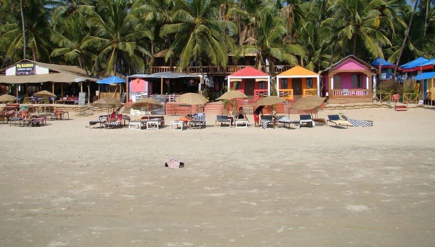 Goa paradise of white sandy beaches